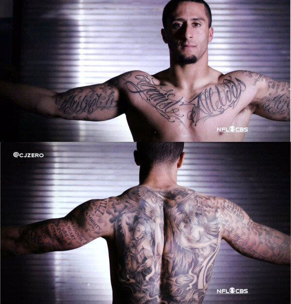 Colin Kaepernick's Tattoos | LobShots