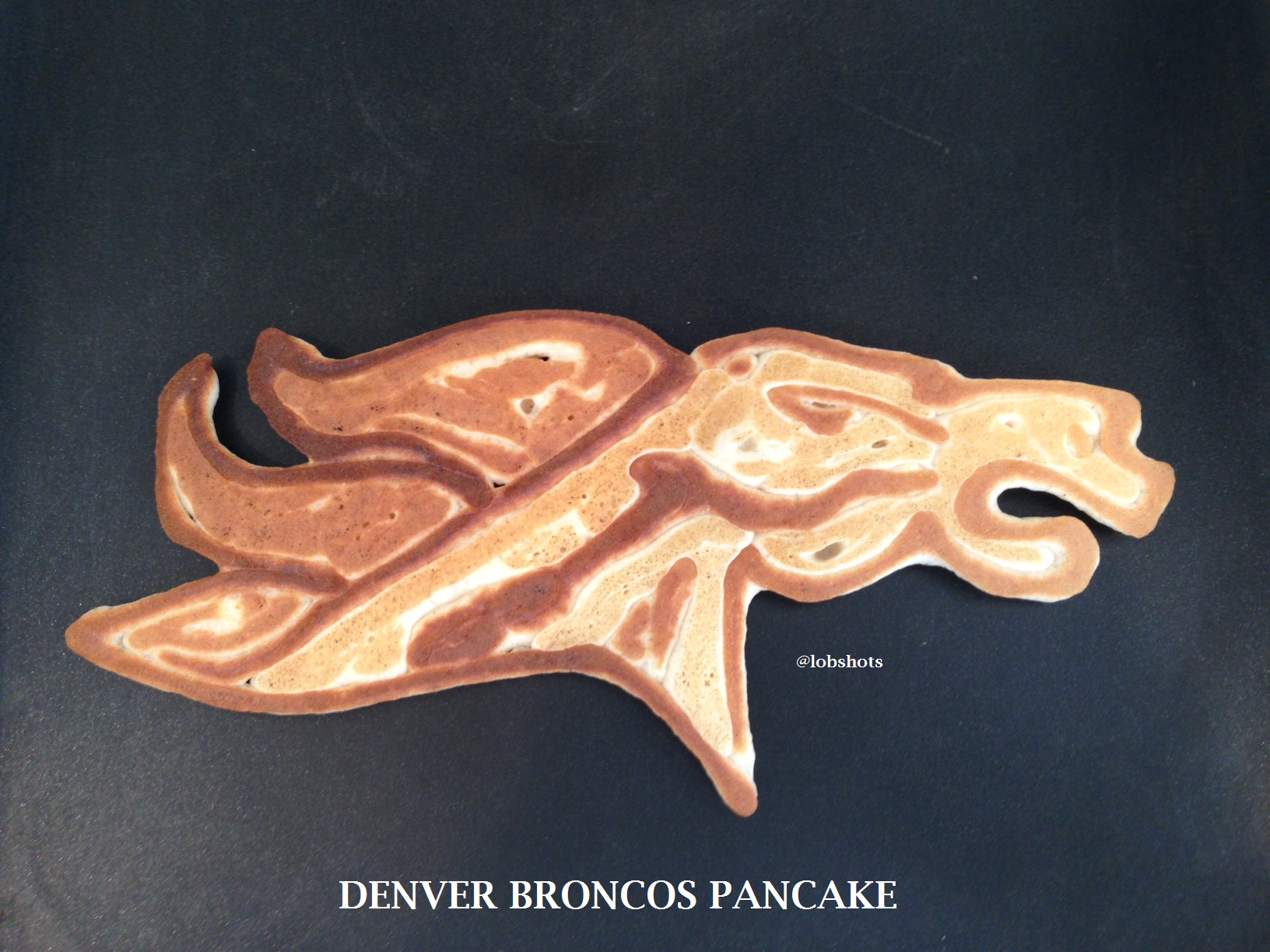 Denver broncos pancake